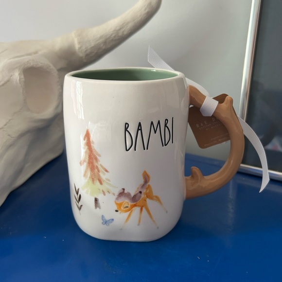 Rae Dunn Other - Rae Dunn Disney Bambi Deer Antler Handle Mug